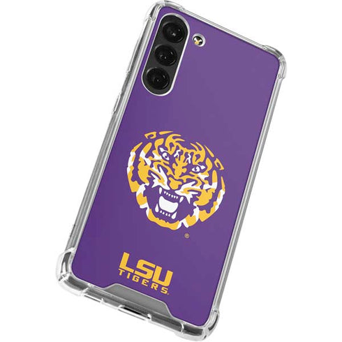 LSU Purple Tiger Mascot Galaxy S24 FE Clear Case
